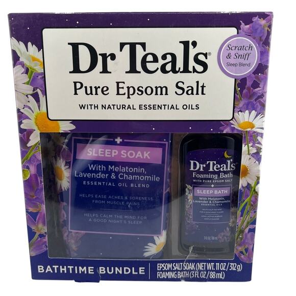 Dr. Teal's Melatonin Sleep Soak with Essential Oil Blend Foaming Bath - Picture 1 of 4